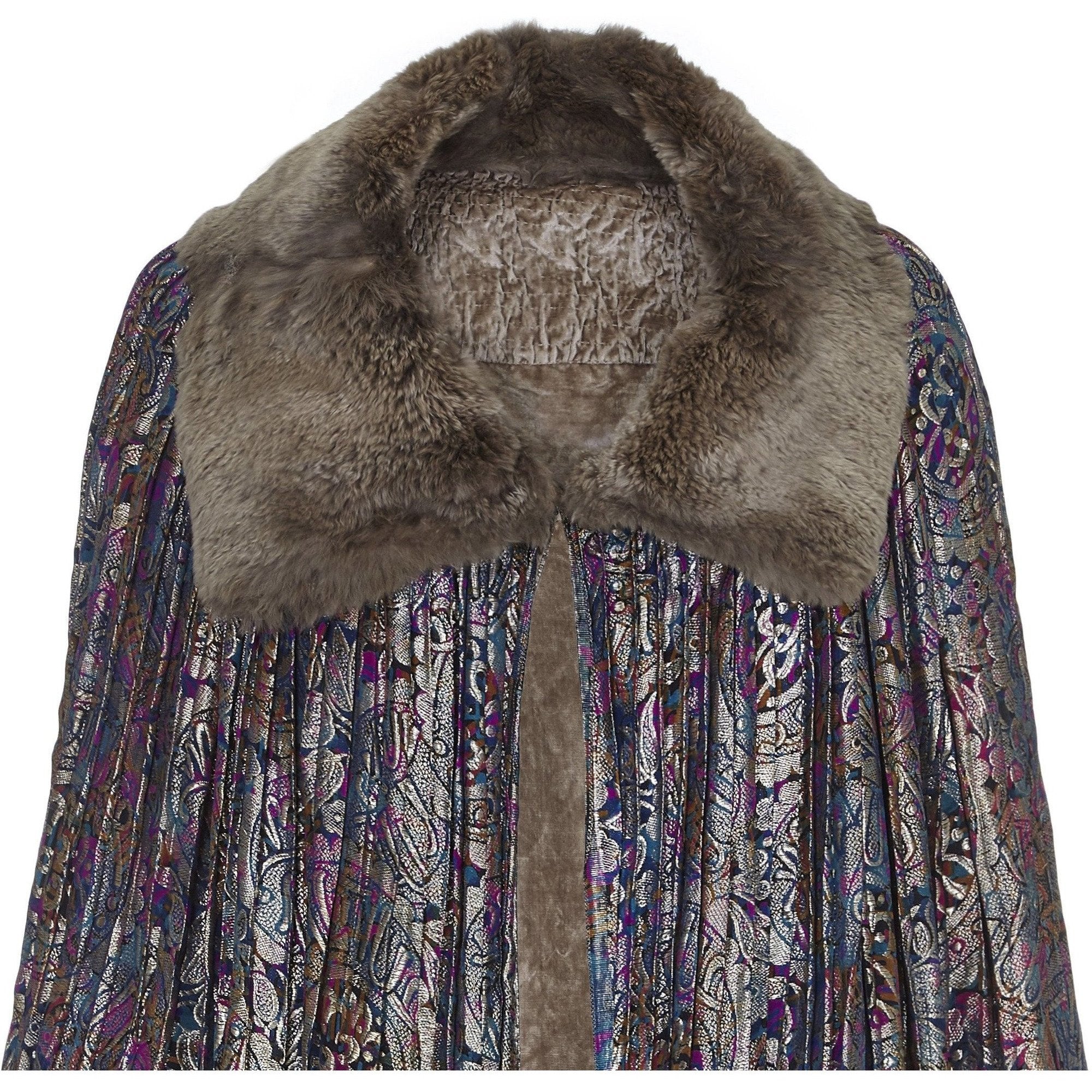 1920s Lame Opera Cape