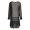 1920s Sheer Organza Drop Waist Dress