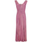 1920s Sugar Pink Full Length Lame Flapper Dress