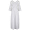 1920s Whitework and Embroidered Eyelet and Satin Work Nightdress