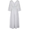 1920s Whitework and Embroidered Eyelet and Satin Work Nightdress
