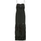 1920’s/30’s Sequined Long Black Flapper Dress