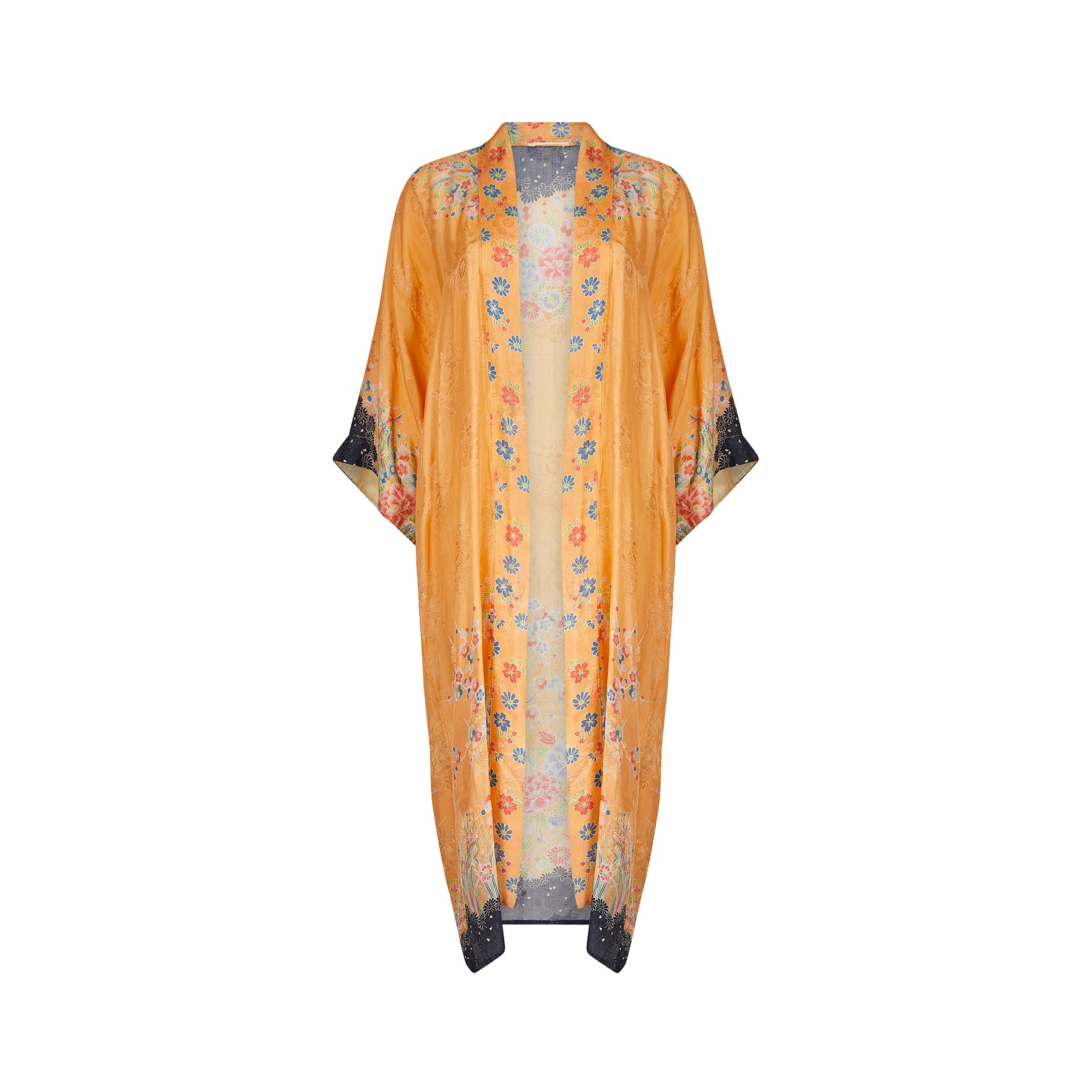 ARCHIVE - 1920s Pongee Silk Satsuma Dressing Robe Gown
