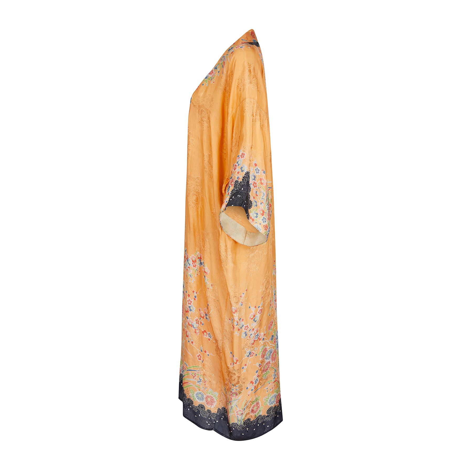 ARCHIVE - 1920s Pongee Silk Satsuma Dressing Robe Gown