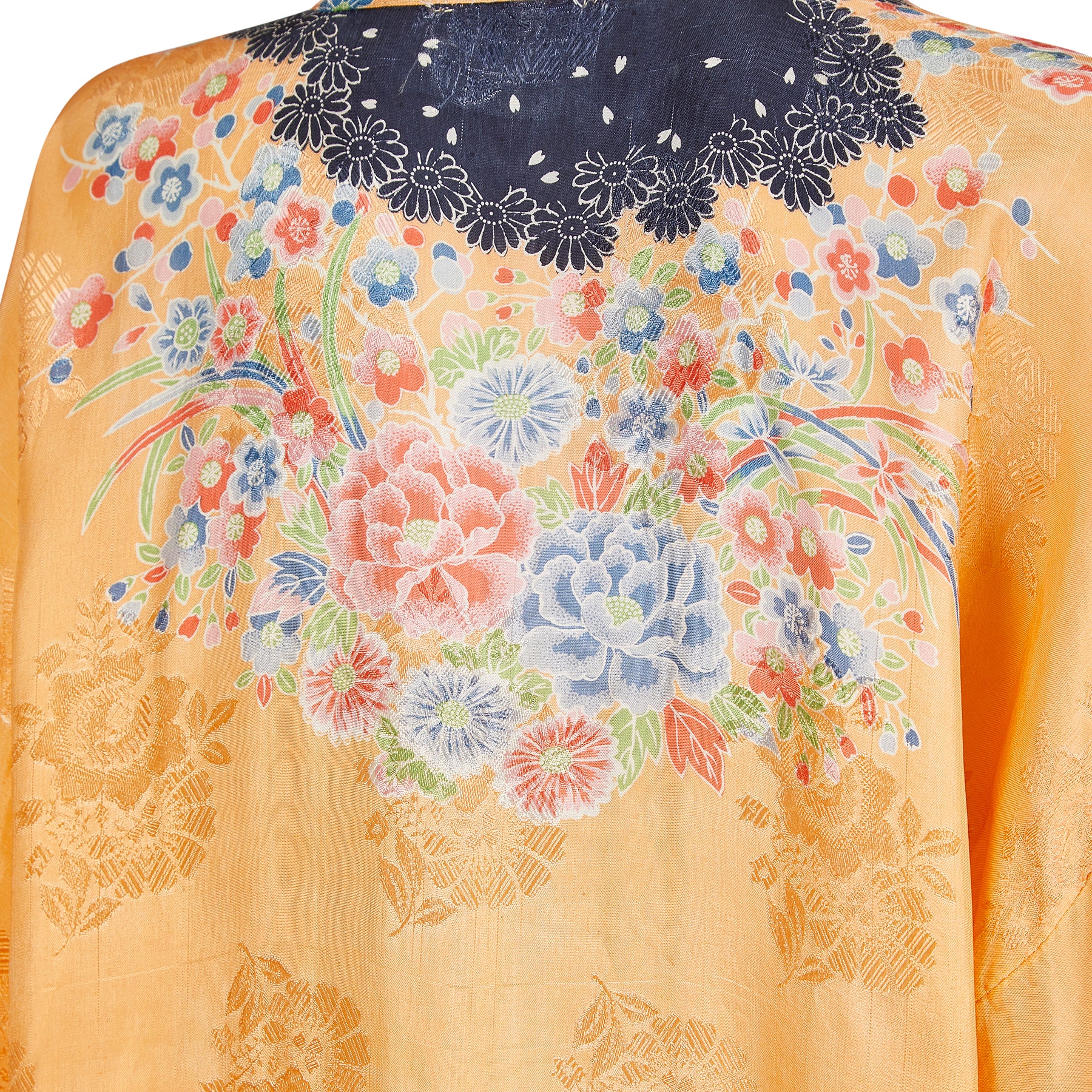 ARCHIVE - 1920s Pongee Silk Satsuma Dressing Robe Gown