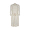 1920s Silk Cream Floral Embroidered Dress