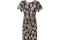ARCHIVE - 1930s Silk Chiffon Brown Novelty Print Dress
