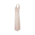 1930s Pink Satin Slip with Lace Cut-Out