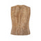 1930s Antique Silk Indian Waistcoat With Gold Brocade
