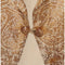 1930s Antique Silk Indian Waistcoat With Gold Brocade