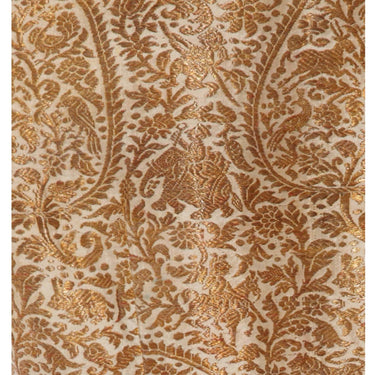 ARCHIVE - 1930s Antique Silk Indian Waistcoat With Gold Brocade