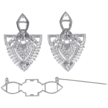 ARCHIVE - 1930s Coro Art Deco "Duette" Dress Pin