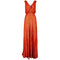 1930s Deep Orange Lame Dress