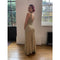 1930s Gold Lame Bias Cut Gown