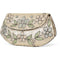 1930s Ivory Satin Beaded Floral Clutch Bag
