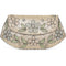 1930s Ivory Satin Beaded Floral Clutch Bag