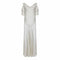 1930s Ivory Satin Wedding Dress