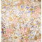 1930s Liquid Gold Floral Painted Silk Jacket With Wide Lapel