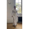 1930s Long Sleeved White Silk Satin Bias Cut Wedding Dress