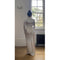 1930s Long Sleeved White Silk Satin Bias Cut Wedding Dress