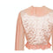 1930s or 1940s Pink Silk Crepe and Satin Quilted Bed Jacket
