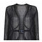 1930s Sheer Beaded Tie Front Jacket