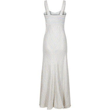 ARCHIVE - 1930s Silver Lamé Bias Cut Gown With Empire Waistband and Matching Jacket