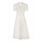1930s White Floral Cutout Fabric Dress & Matching Jacket