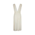1930s Cream Silk Crepe Smocked Night Dress