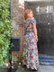 ARCHIVE - 1930s Floral Georgette Full Length Tea Dress