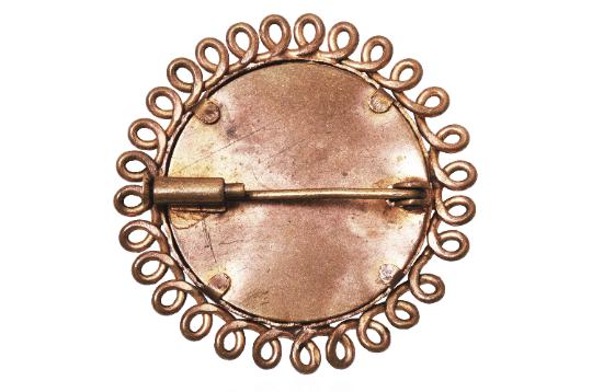 ARCHIVE: 1930s Gold Plated Mother of Pearl Ballerina Brooch