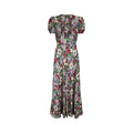 ARCHIVE - 1930s Floral Georgette Full Length Tea Dress