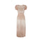 1940s CC41 Labelled Peach Satin Slip Dress