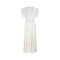 Late 1930s Early 1940s White Crepe Wedding Dress