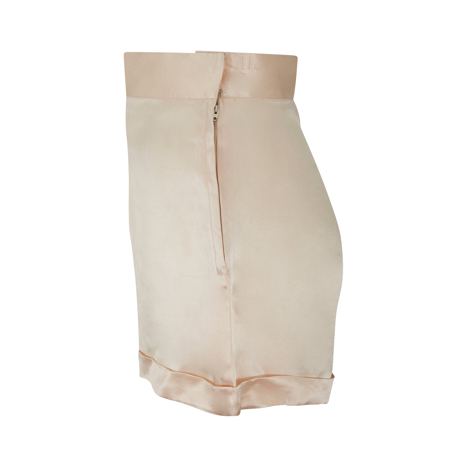 ARCHIVE: 1970s Alice Pollock for Quorum Peach Satin Tap Pants