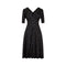 ARCHIVE - 1940s Claire McCardell by Townley Navy Circle Print Dress