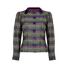 1940s Purple Velvet and Lame Jacket