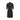 1940s Haute Couture Black Silk Dress