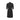 1940s Haute Couture Black Silk Dress