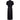1940s Black Crepe Comet Design Beaded Dress