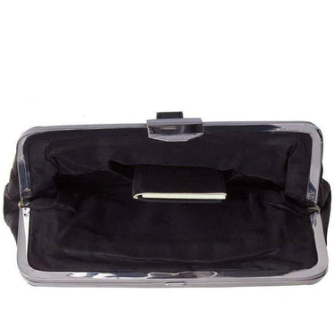 ARCHIVE - 1940s Black Leather Novelty Clutch Bag With Scottie Dog