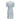 ARCHIVE - 1940s Eggshell Blue Cotton Dress With Fan Design