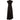 ARCHIVE - 1940s Long Pleated Black Crepe Dress