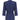 ARCHIVE - 1940s Minx Mode Navy Patriotic Dress With Checkered Ribbon
