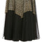 1940’s Monica Black Dress With Cream Guipure Lace Underlay