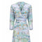 1940s Novelty Ship Print Pastel Coloured Rayon Dress