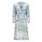 1940s Novelty Ship Print Pastel Coloured Rayon Dress