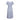 1940s Pale Blue Rayon Dress With Navy And White Pebble Print