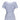 1940s Pale Blue Rayon Dress With Navy And White Pebble Print