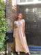 1940s CC41 Labelled Peach Satin Slip Dress